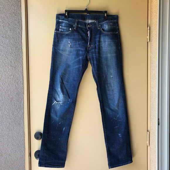dsquared jeans dark blue